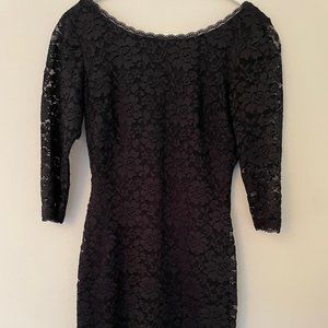 Black Lace Dress by Laundry by Shelli Segal